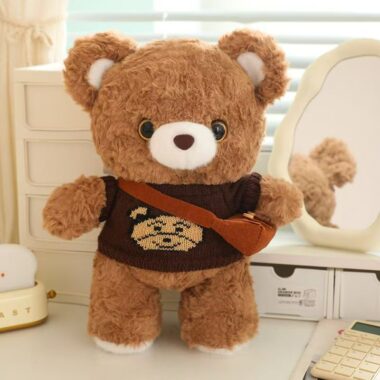 Cute kids teddy bear plush birthday gift toy