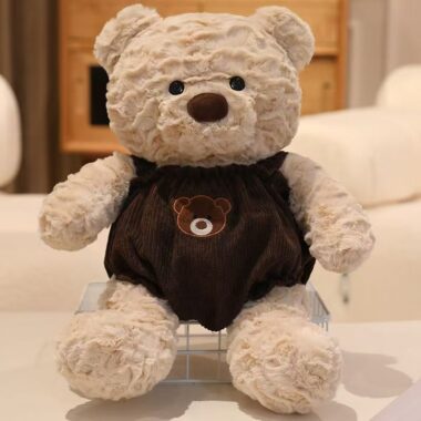 Cute comfort teddy bear plush for kids’ sleeping support