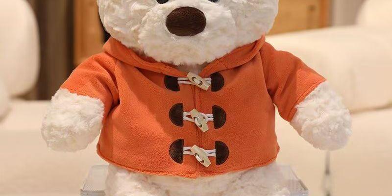 Cute comfort teddy bear plush for kids’ sleeping support