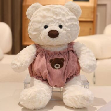 Cute comfort teddy bear plush for kids’ sleeping support