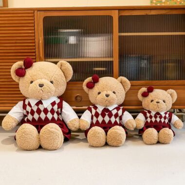 Premium plush teddy bear gift with soft luxurious fabric