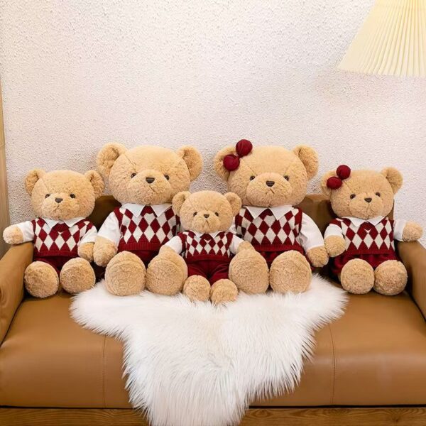 Premium plush teddy bear gift with soft luxurious fabric