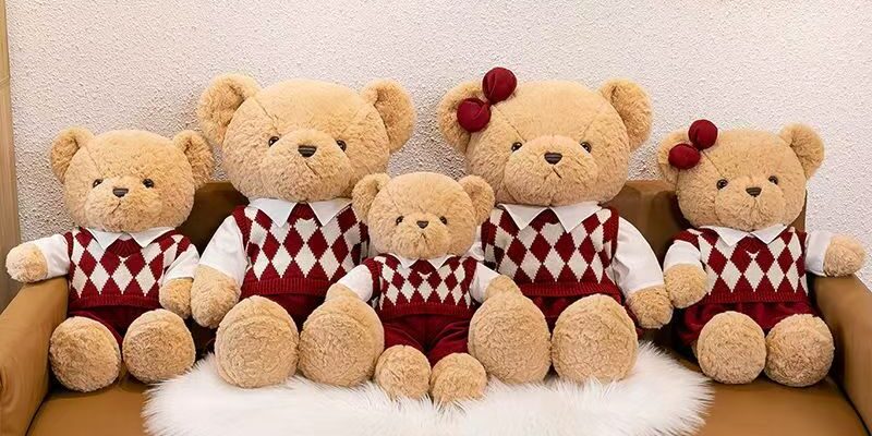 Premium plush teddy bear gift with soft luxurious fabric