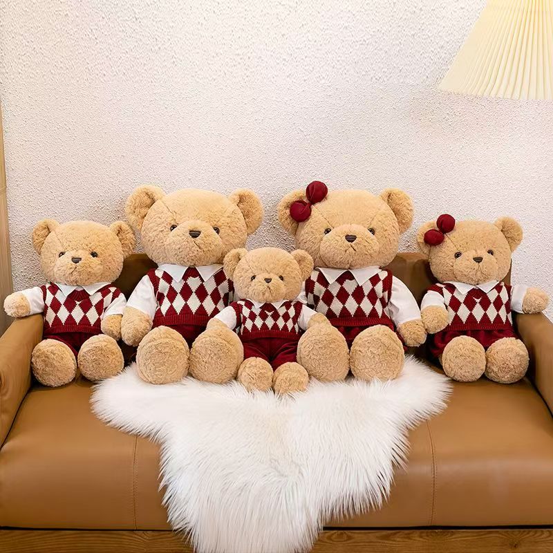 Premium plush teddy bear gift with soft luxurious fabric