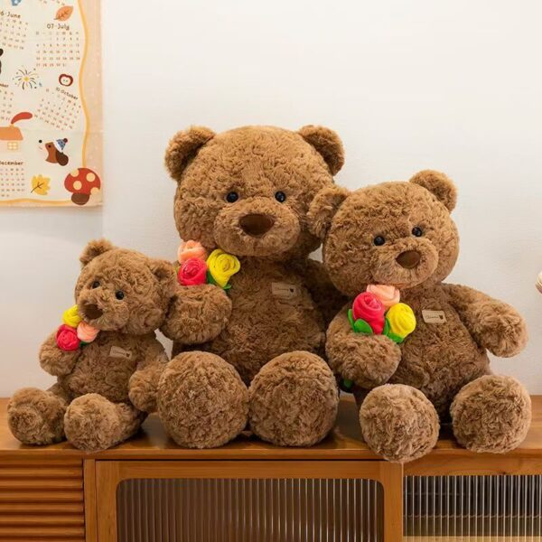Cute Qixi Festival teddy bear plush designed for romantic gifting