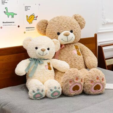 Cute multi-size teddy bears in small, medium, and large sizes