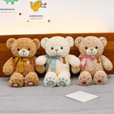 Cute multi-size teddy bears in small, medium, and large sizes