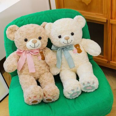 Cute multi-size teddy bears in small, medium, and large sizes