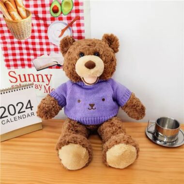 Smiling healing teddy bear plush for comfort and gifting