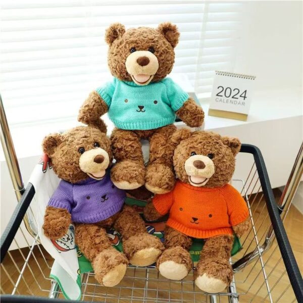 Smiling healing teddy bear plush for comfort and gifting