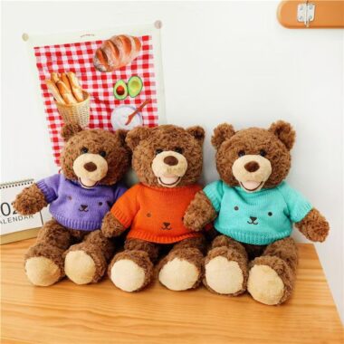 Smiling healing teddy bear plush for comfort and gifting