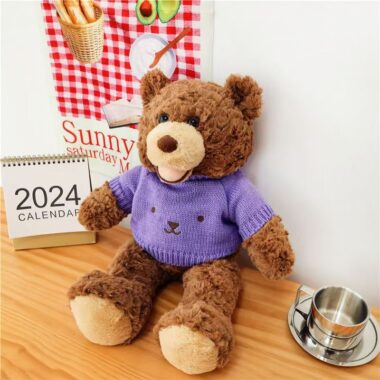 Smiling healing teddy bear plush for comfort and gifting