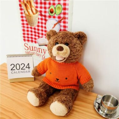 Smiling healing teddy bear plush for comfort and gifting