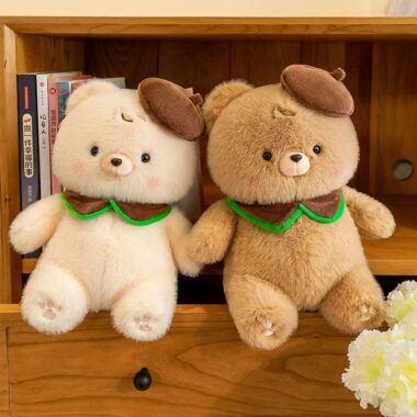 Soft soothing teddy bear plush designed for birthday gifts