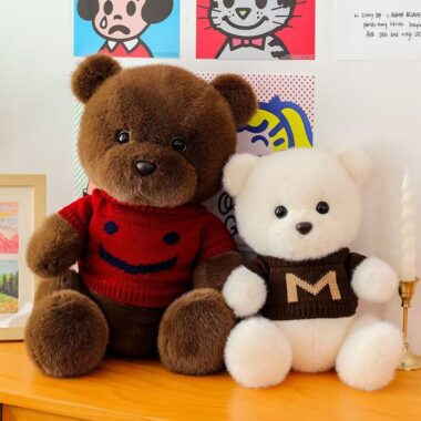 Ultra-soft cute teddy bear plush gift for girls