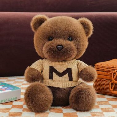 Ultra-soft cute teddy bear plush gift for girls