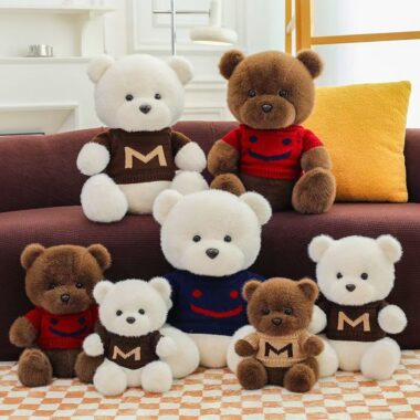 Ultra-soft cute teddy bear plush gift for girls