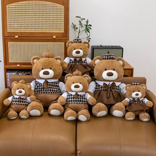 Cute Valentine’s teddy bear plush designed for romantic gifting