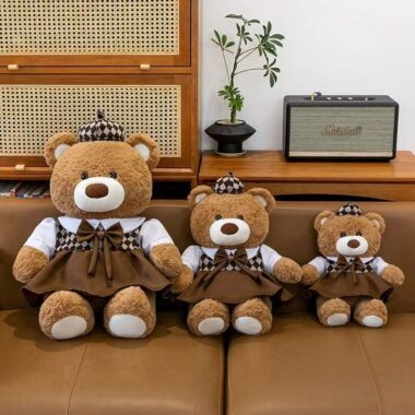 Cute Valentine’s teddy bear plush designed for romantic gifting