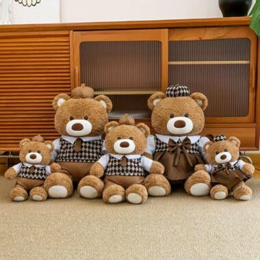 Cute Valentine’s teddy bear plush designed for romantic gifting